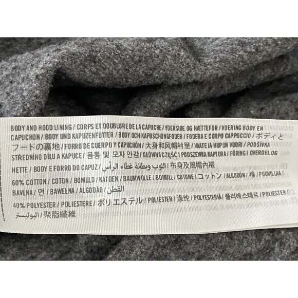 Hollister Womens Med Hoodie Gray Logo California Embroidered Pit To Pit 22in - Picture 5 of 11